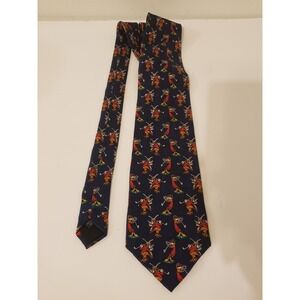 Disney Mickey and Company Neck Tie Goofy Golf Print